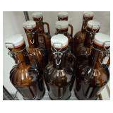 GROUP OF 9 GROWLERS