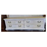 4 DRAWER LOW CHEST 72X22X24