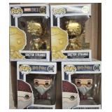 2 HARRY POTTER AND 2 MARVEL POP FIGURES