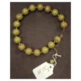 PEA GREEN BEAD BRACELET