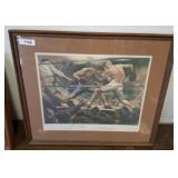 BOXING SCENE PRINT