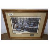 SIGNED COMING TOGETHER GAME BIRD STAMP PRINT