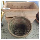 3  TERRACOTTA PLANTERS