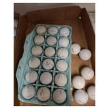 TRAY OF ASSORTED GOLF BALLS