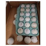 TRAY OF ASSORTED GOLF BALLS