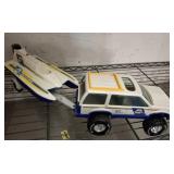 NAPA AUTO PARTS JEEP AND BOAT ON TRAILER TOY