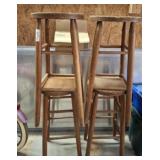4 BAR STOOLS  30 IN SEAT HEIGHT