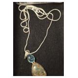 NECKLACE AND PENDANT MARKED 925