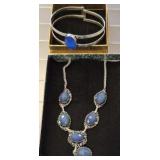 NECKLACE AND BRACELET MARKED 925