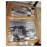 2PC NASCAR PICTURES FRAMED