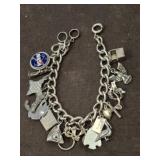 STERLING CHARM BRACELET