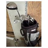 TOP-FLITE GOLF BAG, VERDICT IRONS, MISC CLUBS