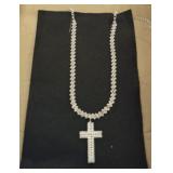 NECKLACE AND CRUCIFIX CHARM