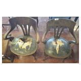 VINTAGE WOODEN ARMCHAIRS*