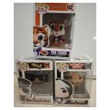 CLEMSON TIGER,AEROSMITH,JUDIS PRIEST POP FIGURES