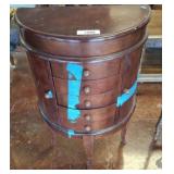 HALF ROUND JEWELRY ARMOIRE