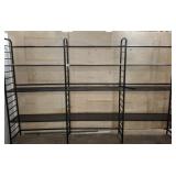 METAL SHELVING 3 PC UNIT 136X14X88