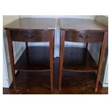 CHERRY END TABLES 16X24X25