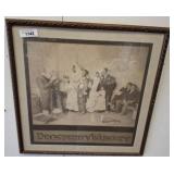PROSPERITY WHISKEY FRAMED ADVERTISEMENT 24X24
