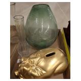 PIGGY BANK, VASES