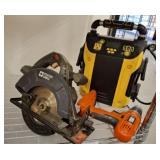 PORTER CABLE CIRCULAR SAW 18V, JUMP BOX,