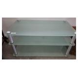 MAXIM MAG 3 TIER GLASS TV STAND