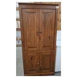 PINE 4 DOOR ENTERTAINMENT CABINET