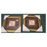 FRAMED BATHROOM ART 12X12