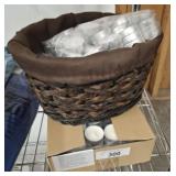 LARGE ASSORTMENT OF TEA CANDLES