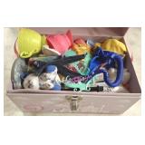 KIDS TOY CHEST AND DOLLS