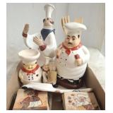 GROUP OF CHEF DCOR KITCHEN DECOR