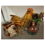 CHICKEN, ROOSTER, TURKEY DECOR