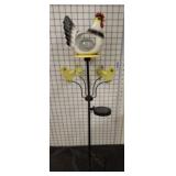 METAL CHICKEN/CHICKS YARD STAKE