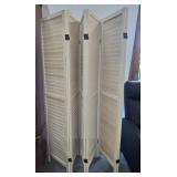 6 PANEL LOUVERED ROOM DIVIDER 96X67 TOTAL