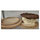 GROUP OF ASSORTED TRAY DCOR, LEAF, MISC