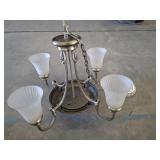 4 LIGHT HANGING CHANDELIER