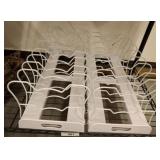 2 PC METAL DRYING STYLE RACKS