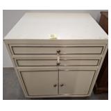 DECORATIVE 2 DRAWER 2 DOOR CABINET WITH SELF CLOSI