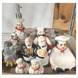 GROUP OF CHEF DCOR KITCHEN DECOR
