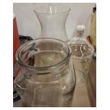 GLASS CONTAINERS, VASE