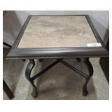 TILE TOP OUTDOOR TABLE 20X20X18