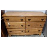 MAPLE 6 DRAWER DRESSER