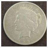 1923 PEACE SILVER DOLLAR