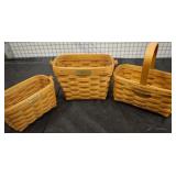 3 PC LONGABERGER BASKETS, DRESDEN TOUR