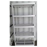 KETER PLASTIC SHELVING UNIT 18X36X72