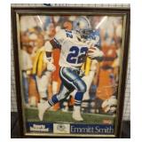 EMMITT SMITH DALAS PICTURE FRAMED 24IN