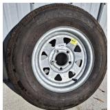 GALVANIZED 5 LUG TRAILER TIRE 175/80-R13
