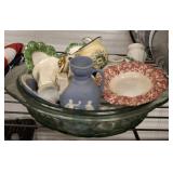 MINIATURE TEA SET, PIE DISH