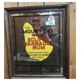 MOUNT GAY RUM MIRRORED ADVERTISEMENT