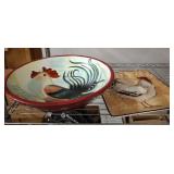 GROUP OF BOWLS AND ASSORTED PLATTERS